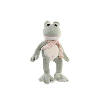 Fluffy toy DKD Home Decor Green Children\'s Frog (26 x 12 x 29 cm)