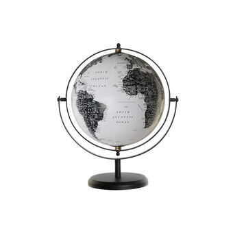 Globe Home ESPRIT White Black PVC Iron 24 x 20 x 30 cm