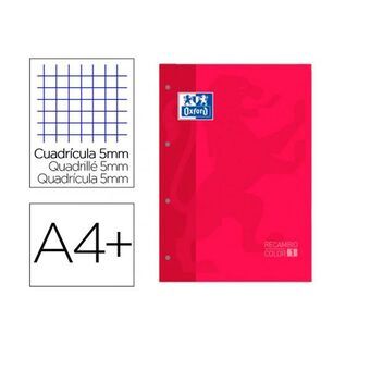 Replacement Oxford 400123673 Red 80 Sheets A4