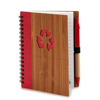 Spiral Notebook with Pen (1 x 16 x 12 cm)