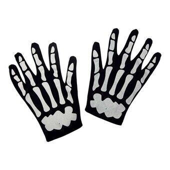 Gloves My Other Me Skeleton Adults (One Size)