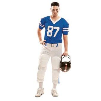 Costume for Adults Blue Rugby player