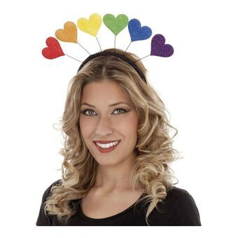 Headband My Other Me Pride Rainbow Hearts