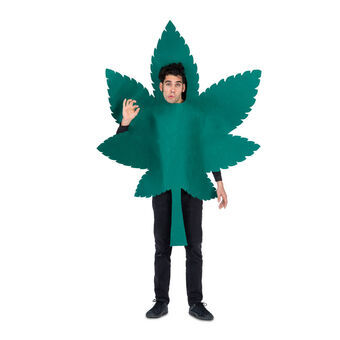 Costume for Adults My Other Me Marihuana One size Green (2 Pieces)
