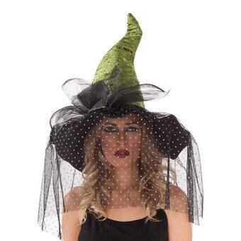 Hat My Other Me Black Green One size Witch 59 cm