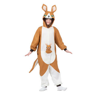 Costume for Children My Other Me Kangaroo White Brown One size (3 Pieces)