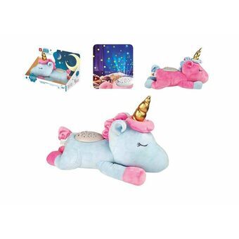 Musical Plush Toy Light Sound Projector Unicorn 20cm