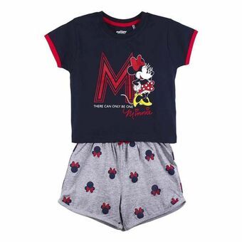 Summer Pyjama Minnie Mouse Grey Dark blue