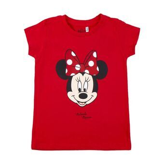 Child\'s Short Sleeve T-Shirt Minnie Mouse Red - 6 Years