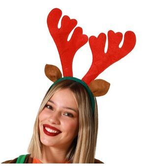 Headband Christmas Reindeer Red