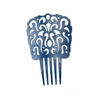 Ornamental comb My Other Me Blue (18 x 13 cm)