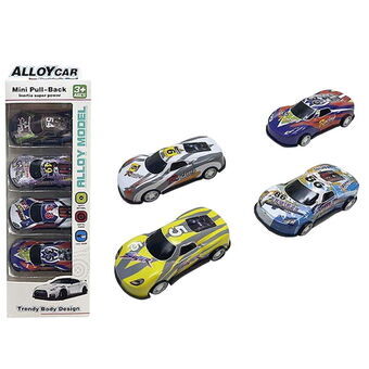 Vehicle Playset 9,3 x 30,5 x 3 cm Friction 4 Pieces