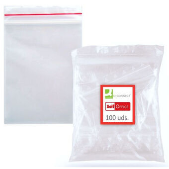 Set of Bags Q-Connect KF11366 Transparent Plastic 275 x 450 mm (100 Units)