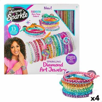 Bracelet Making Kit Cra-Z-Art Shimmer \'n Sparkle Plastic (4 Units)