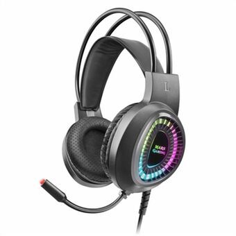 Headphones with Microphone Mars Gaming MH122 Black 1,8 m