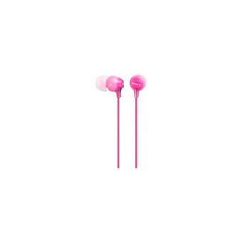 Headphones with Microphone Sony MDR-EX15AP Pink