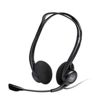 Headphones with Microphone Logitech 960 USB Black