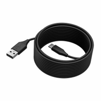 USB A to USB C Cable Jabra 14202-11 Black