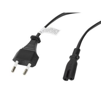 Power Cord Lanberg CA-C7CA-10CC-0018-BK Black C7 CEE7/16 1,8 m