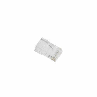 8P8C LAN CAT6 Connector Lanberg PLU-5000 Red Transparent