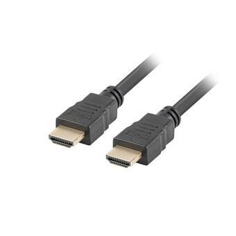 HDMI Cable Lanberg CA-HDMI-11CC-0010-BK Black 4K Ultra HD Male Plug/Male Plug