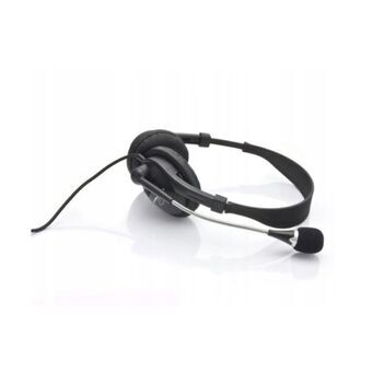 Headphones with Microphone Esperanza EH115 Black