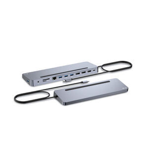 USB-C Hub i-Tec C31FLAT2PDPRO Silver