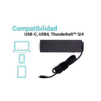 Portable charger i-Tec CHARGER-C100W Black