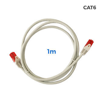 UTP Category 6 Rigid Network Cable EDM Grey 1 m