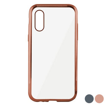 Mobile cover Iphone X/xs KSIX Flex Metal TPU Flexible