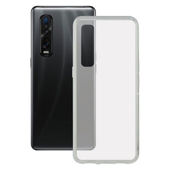 Mobile cover Oppo Find X2 Pro KSIX Flex TPU Transparent