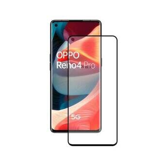 Tempered Glass Mobile Screen Protector Oppo Reno 4 Pro 5G KSIX Full Glue 2.5D