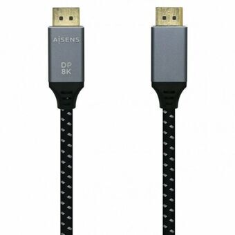 HDMI Cable Aisens A149-0437 Black Black/Grey 2 m