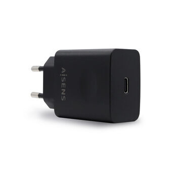 Charger Aisens ASCH-1PD20-BK Black 20 W USB-C