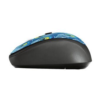 Wireless Mouse Trust Yvi Blue Black Multicolour