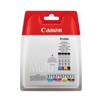 Original Ink Cartridge Canon CLI-571 Magenta Black Yellow Cyan