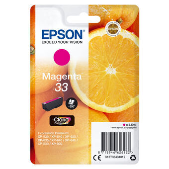 Compatible Ink Cartridge Epson C13T33434012 Magenta