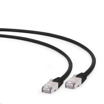 FTP Category 6 Rigid Network Cable GEMBIRD PP6A-LSZHCU-BK-0.5M Black 50 cm