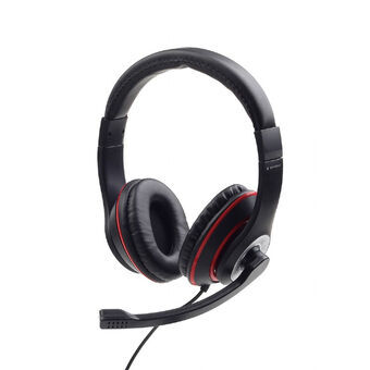 Headphones with Microphone GEMBIRD MHS-03-BKRD Black