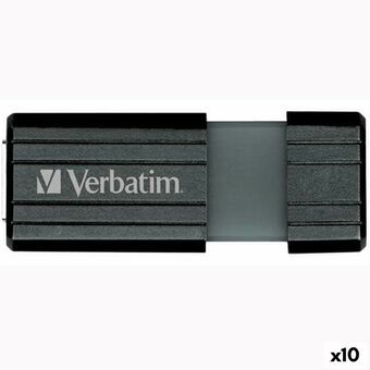 USB stick Verbatim Store\'n\'Go PinStripe Black 16 GB