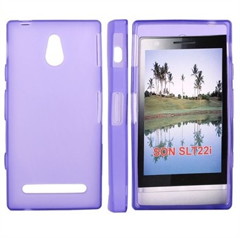 Simple Sony Xperia P Silicone Cover (Purple)