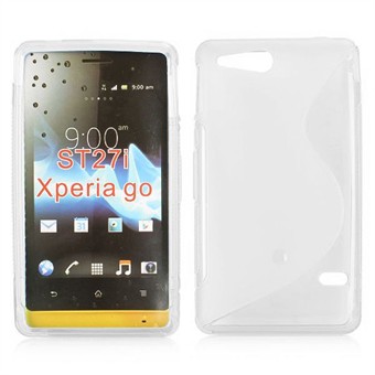 S-Line Silicone Cover - Xperia Go (white)