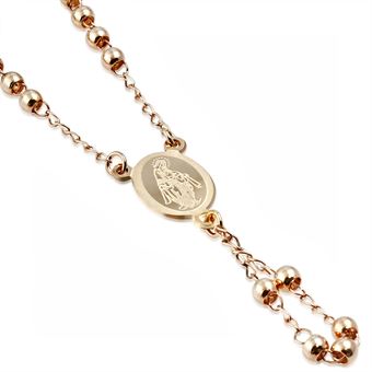 Rosary Necklace - Rosary Gold