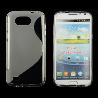 S-line Silicone Cover for Galaxy Premier (Transparent)