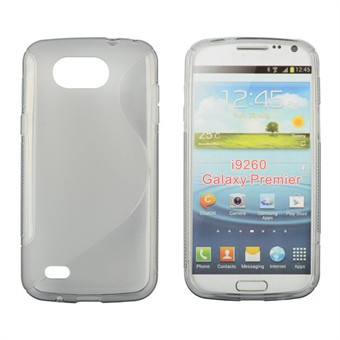 S-line Silicone Cover for Galaxy Premier (Gray)