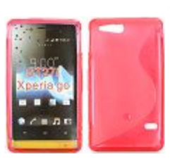 S-Line Silicone Cover - Xperia Go (Red)