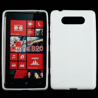 S-Line Silicone Cover - Lumia 820 (White)