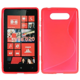 S-Line Silicone Cover - Lumia 820 (Red)