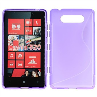 S-Line Silicone Cover - Lumia 820 (Purple)