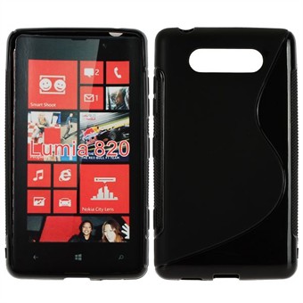 S-Line Silicone Cover - Lumia 820 (Black)